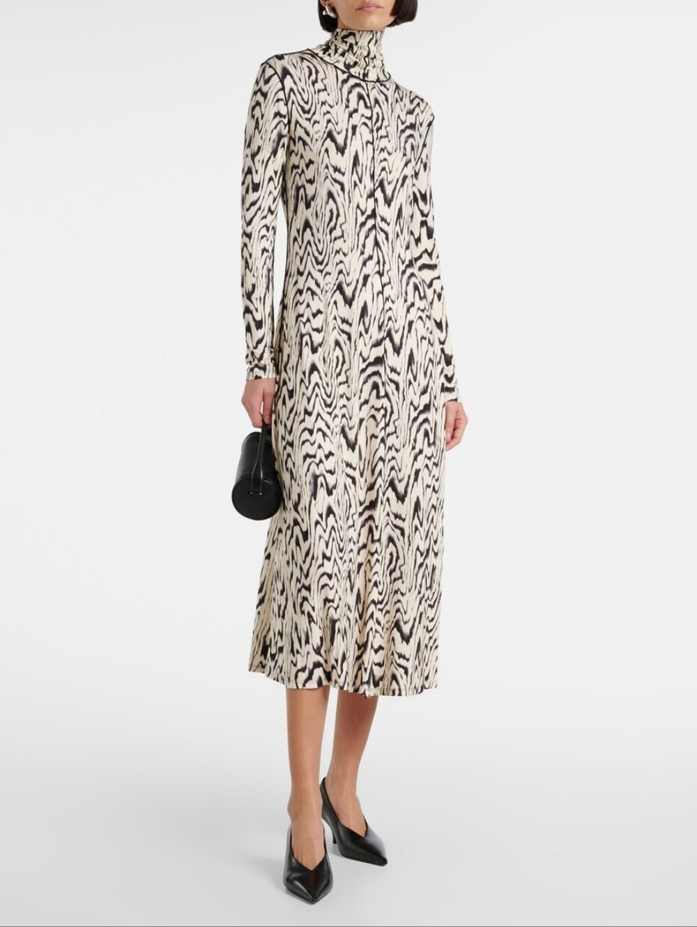 PROENZA SCHOULER | $495 Marion Long Sleeve Midi Dress - Picture 7 of 11